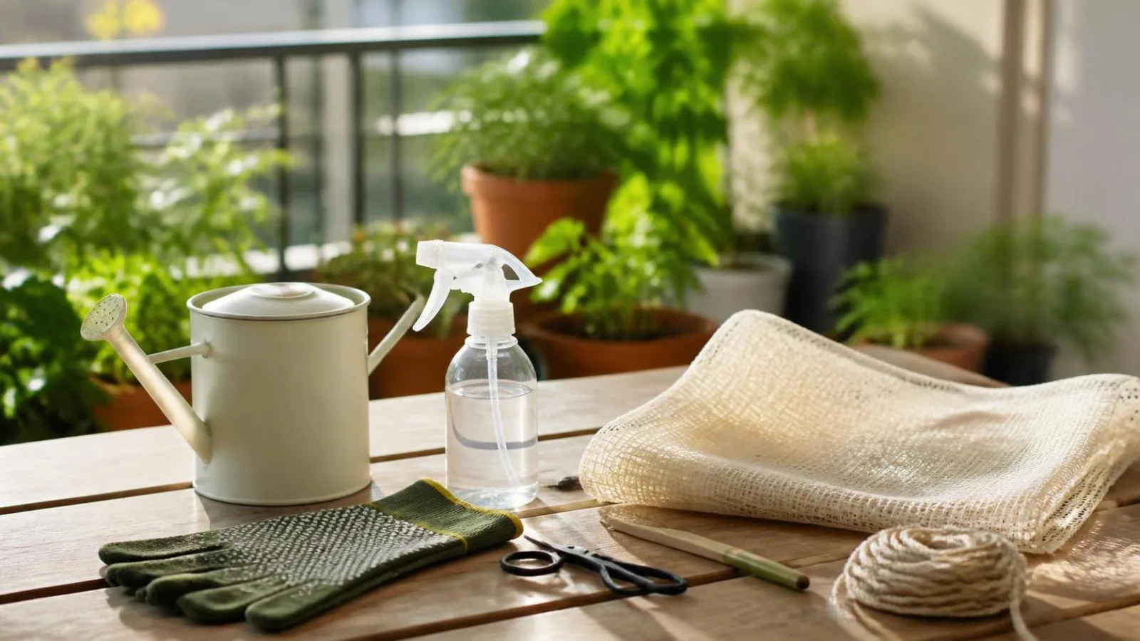 Materiales caseros para proteger plantas de balcon del sol fuerte